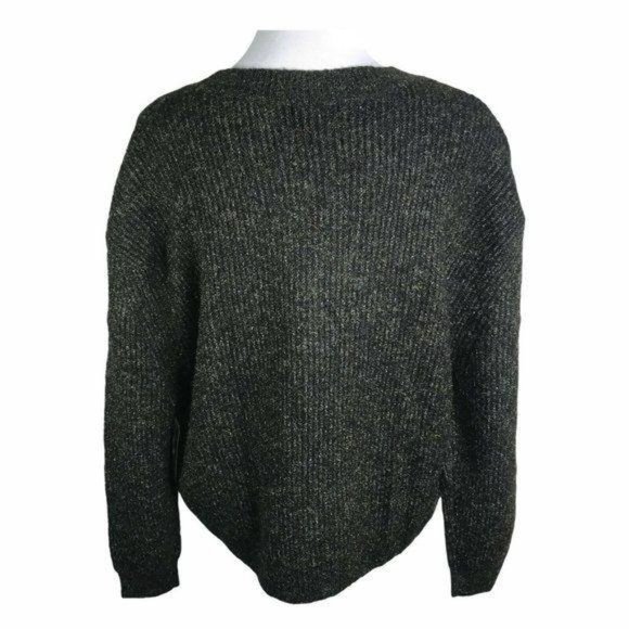 BP. Black Poly Rainbow Marl Long Sleeve Sweater - Picture 9 of 12